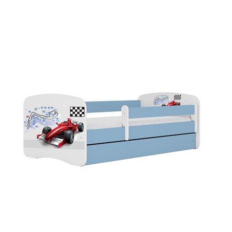 Łóżko dziecięce Babydreams Formuła - 160/80, kolor niebieski