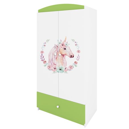 Szafa Babydreams Konik - kolor zielony
