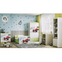 Łóżko dziecięce Babydreams - Formuła Bez szuflady 140/70, Zielony, bez materaca
