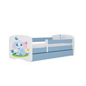 Łóżko dziecięce Babydreams - Słonik Z szufladą 180/80, Niebieski, bez materaca