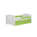 Łóżko dziecięce Classic 2 Bez szuflady 160/80, Zielony, Materac pianka lateks 160/80/9 - materac średniej twardości (+449zł)
