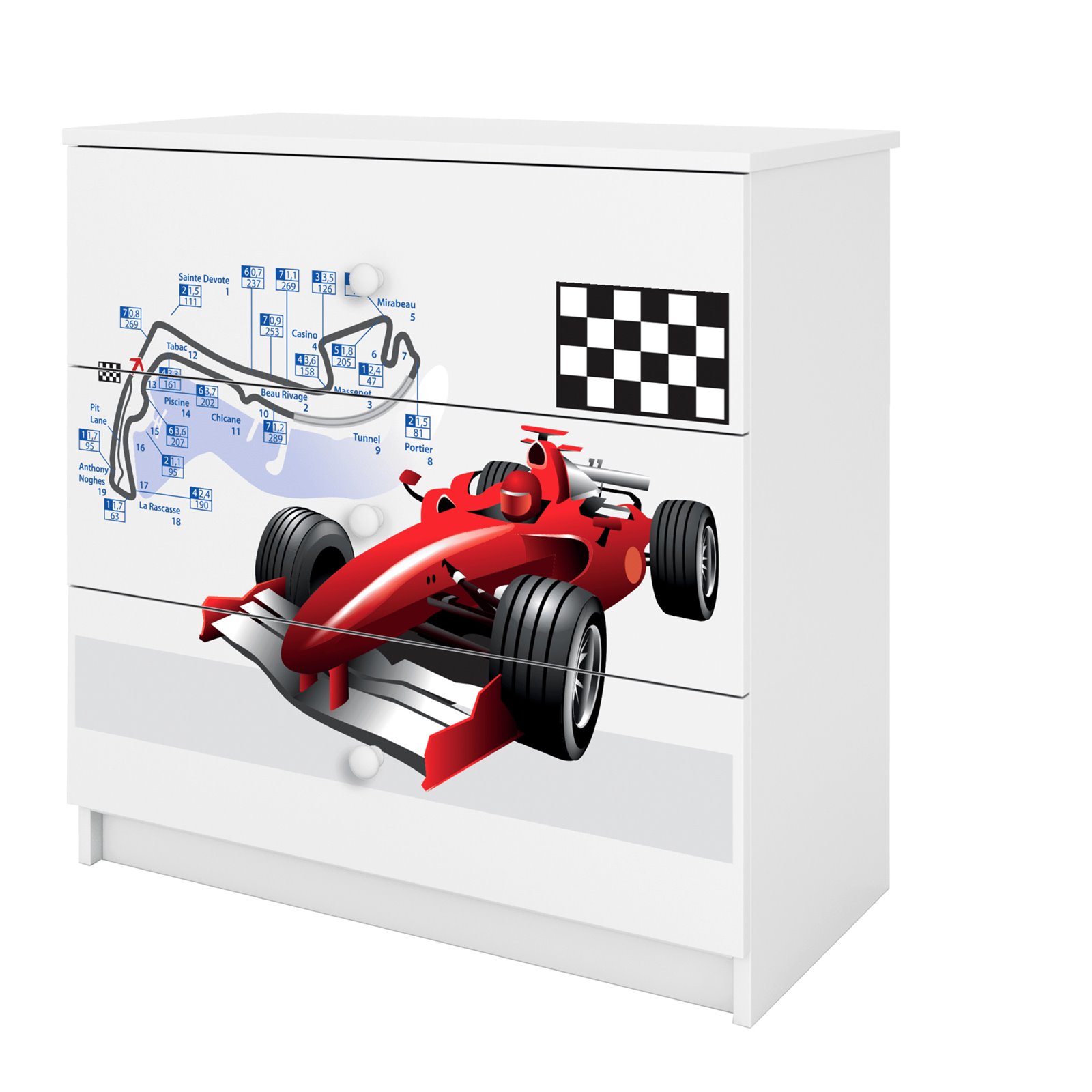 Komoda Babydreams - Formuła Biały