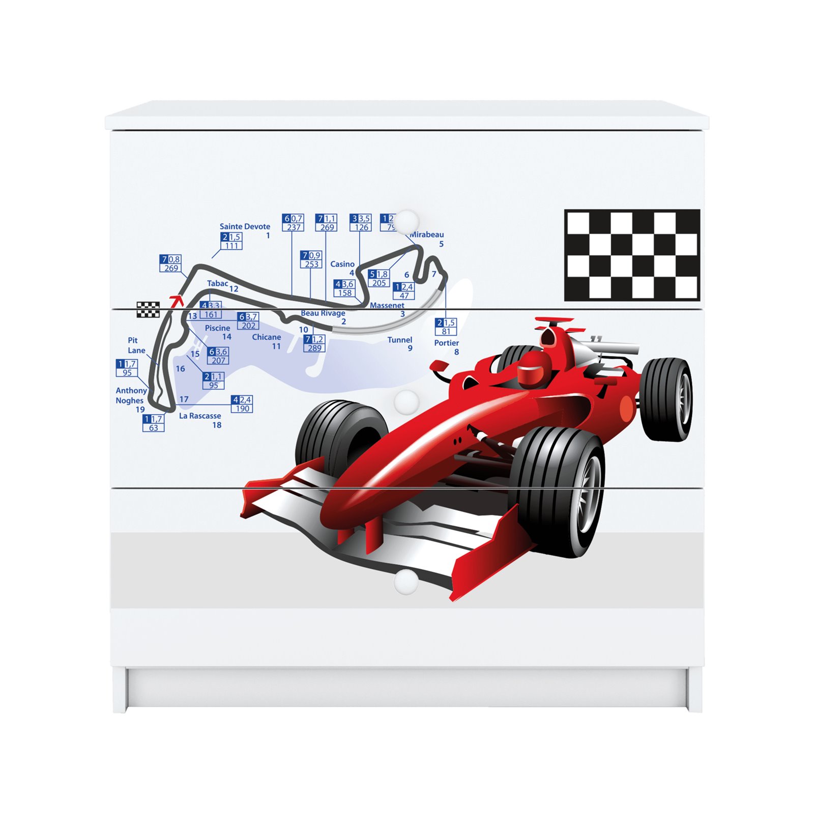 Komoda Babydreams - Formuła Biały