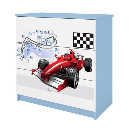 Komoda Babydreams - Formuła Niebieski