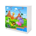 Komoda Babydreams - Safari Biały
