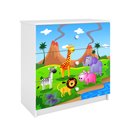 Komoda Babydreams - Safari Biały