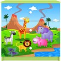 Komoda Babydreams - Safari Zielony