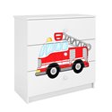 Komoda Babydreams - Straż pożarna Biały