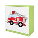 Komoda Babydreams - Straż pożarna Zielony