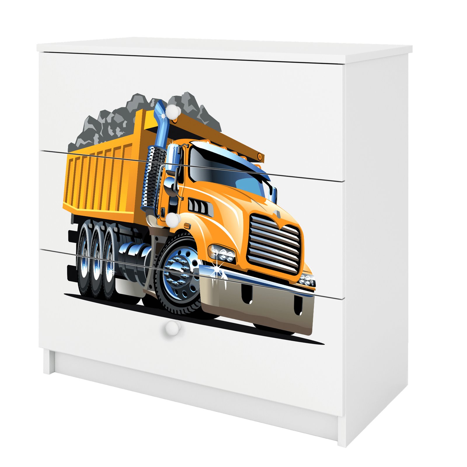 Komoda Babydreams - Ciężarówka Biały