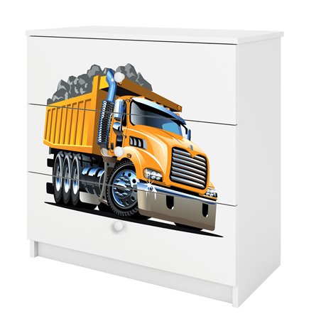Komoda Babydreams - Ciężarówka Biały
