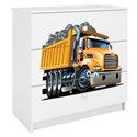 Komoda Babydreams - Ciężarówka Biały
