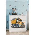 Komoda Babydreams - Ciężarówka Biały