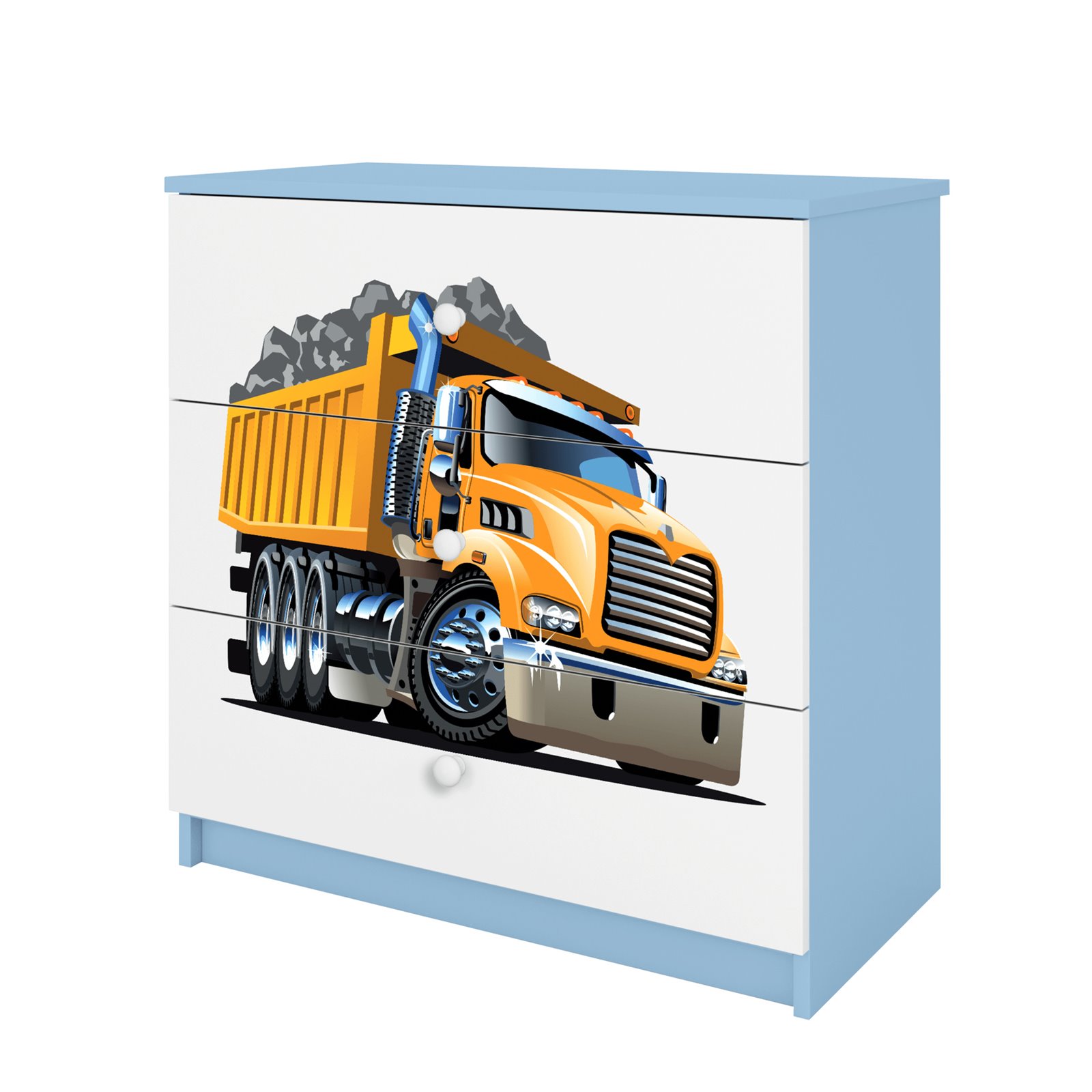 Komoda Babydreams - Ciężarówka Niebieski