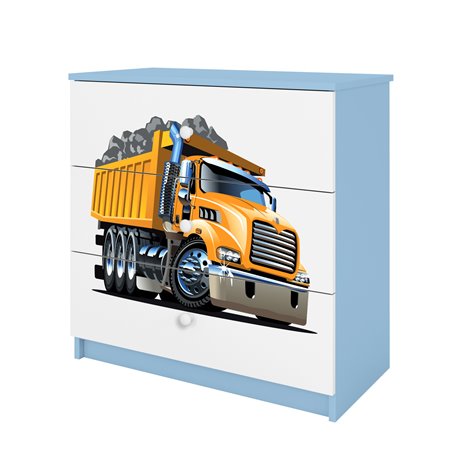 Komoda Babydreams - Ciężarówka Niebieski