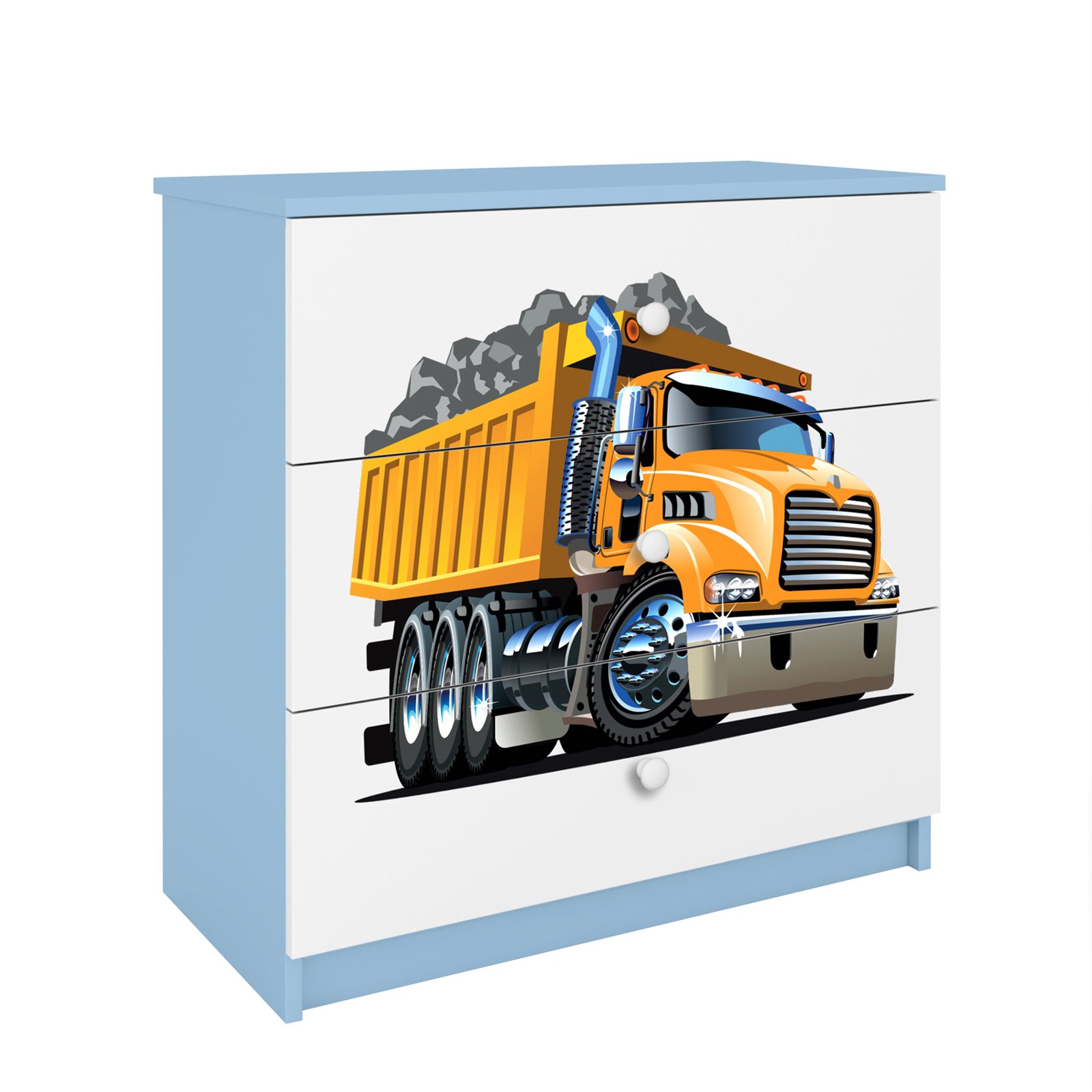 Komoda Babydreams - Ciężarówka Niebieski