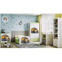 Komoda Babydreams - Ciężarówka Zielony