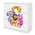 Komoda Babydreams - Zoo Biały