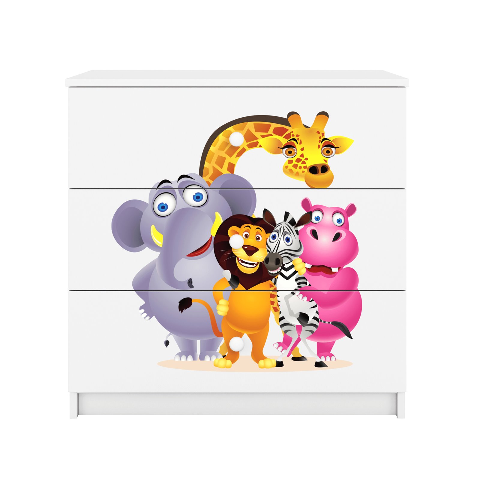 Komoda Babydreams - Zoo Biały
