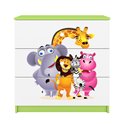 Komoda Babydreams - Zoo Zielony