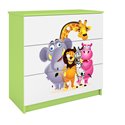 Komoda Babydreams - Zoo Zielony