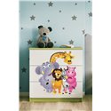 Komoda Babydreams - Zoo Zielony