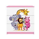Komoda Babydreams - Zoo Różowy