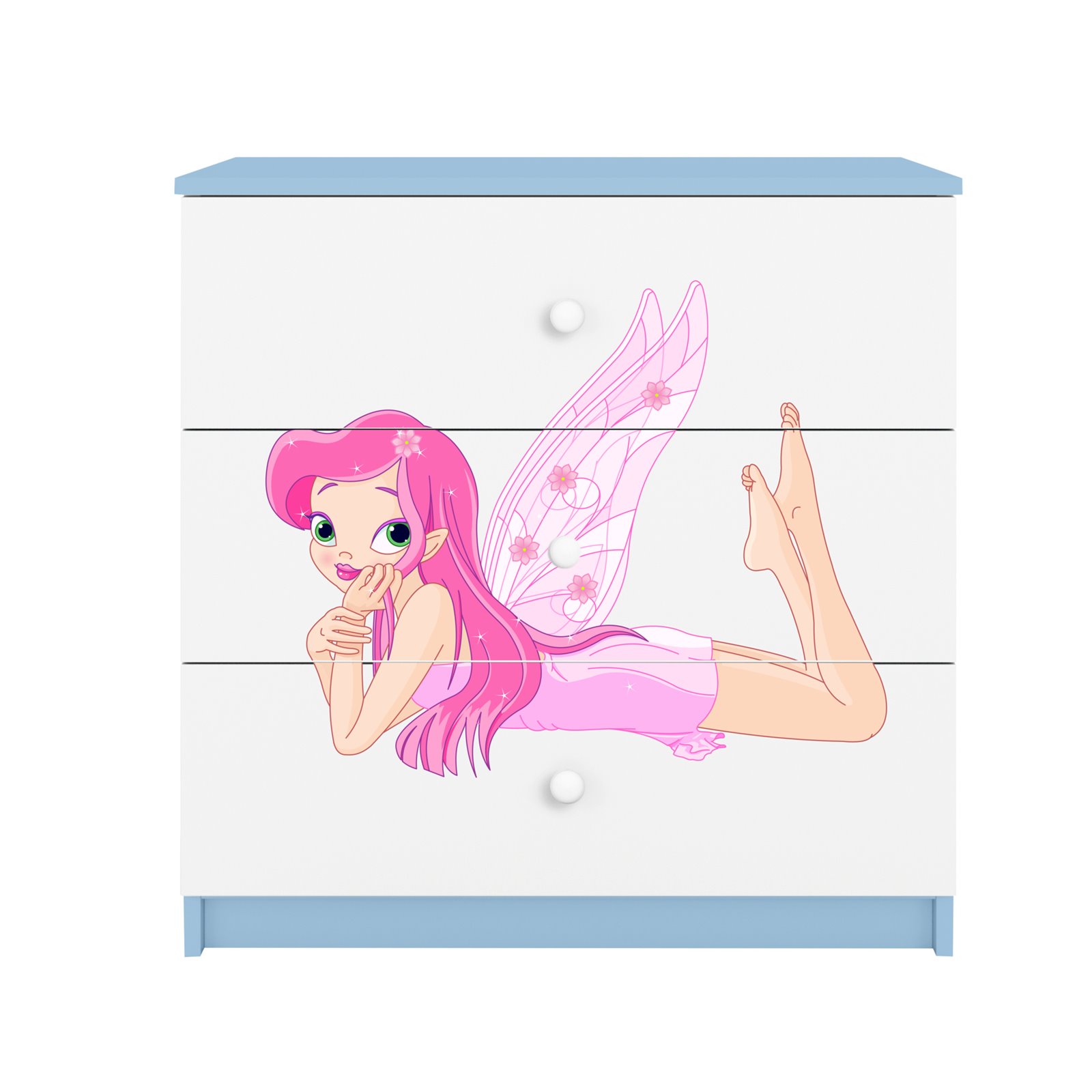 Komoda Babydreams - Wróżka ze skrzydełkami Niebieski