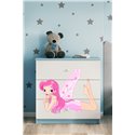 Komoda Babydreams - Wróżka ze skrzydełkami Niebieski