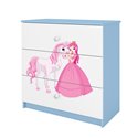 Komoda Babydreams - Księżniczka i konik Niebieski
