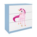 Komoda Babydreams - Jednorożec Niebieski