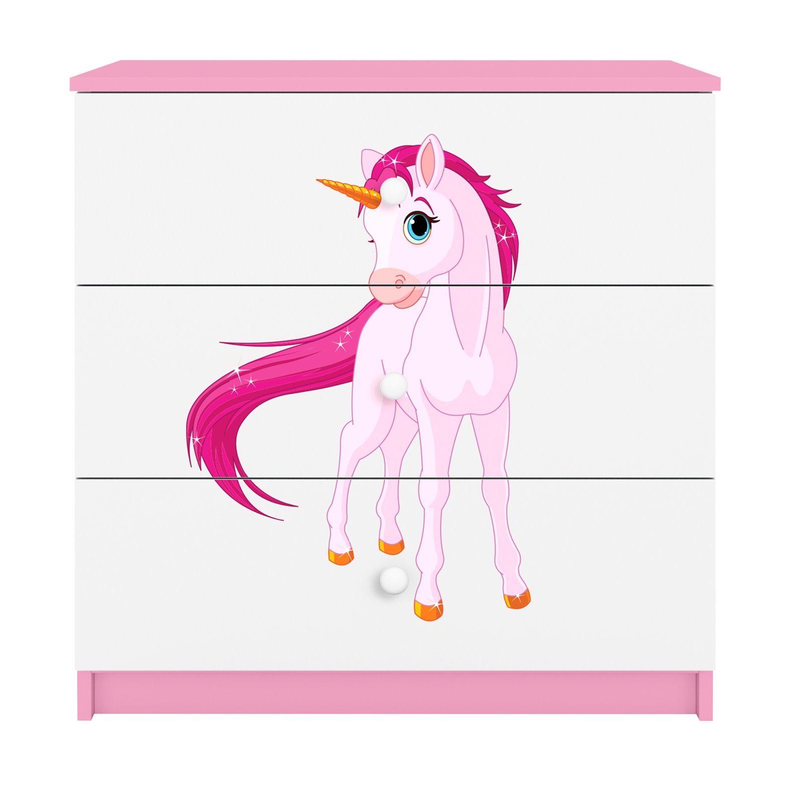 Komoda Babydreams - Jednorożec Różowy