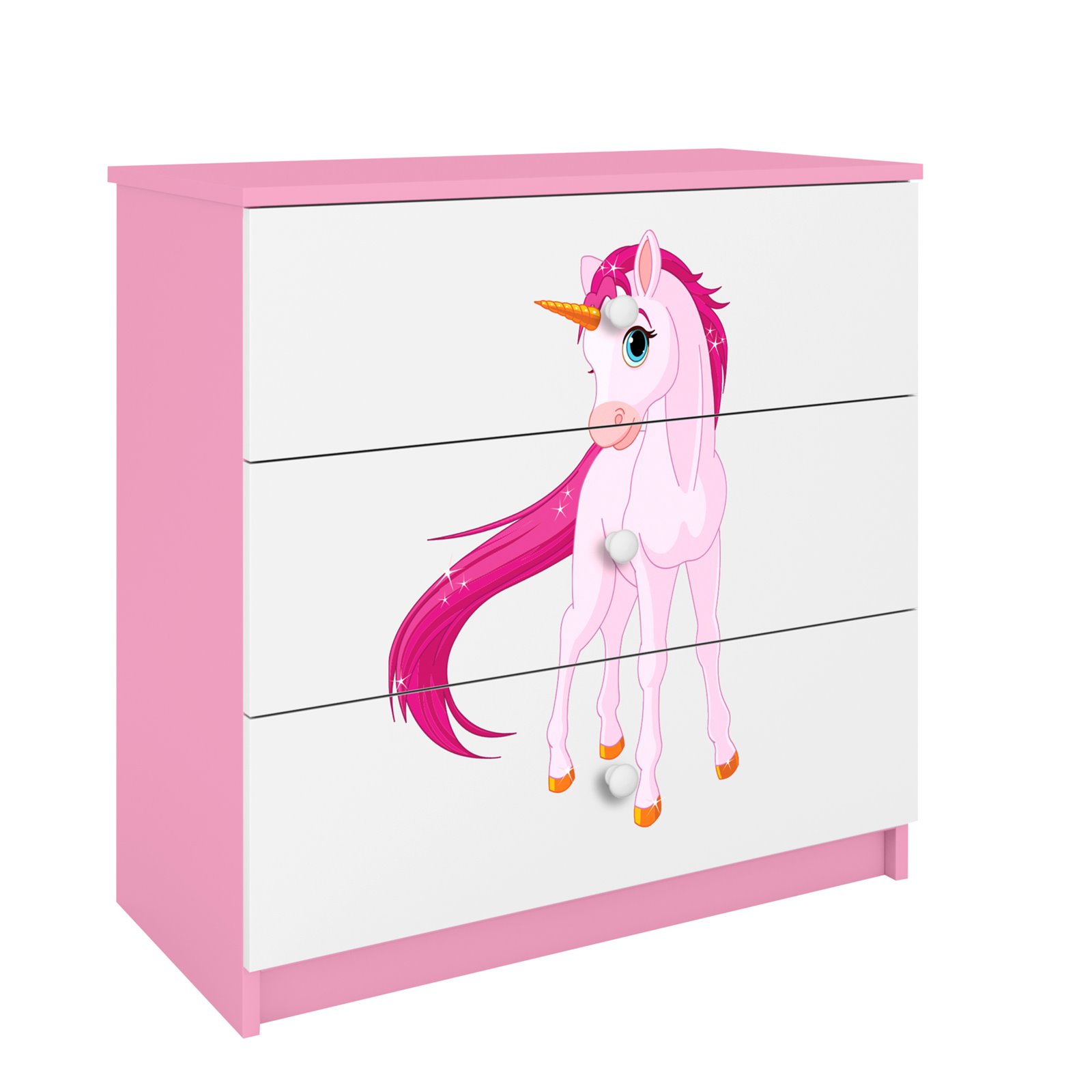 Komoda Babydreams - Jednorożec Różowy