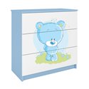 Komoda Babydreams - Niebieski miś Niebieski