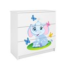 Komoda Babydreams - Słonik Biały