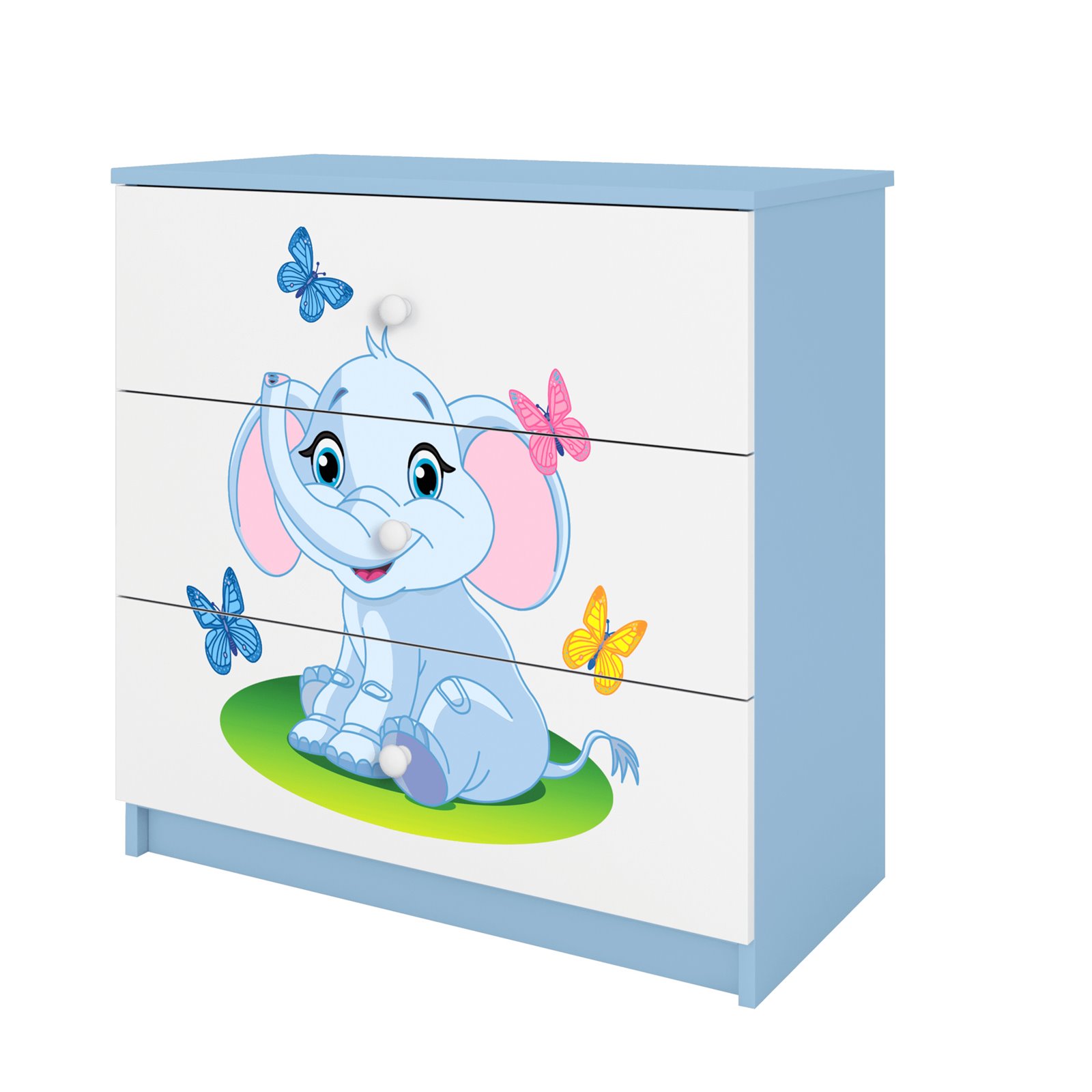 Komoda Babydreams - Słonik Niebieski
