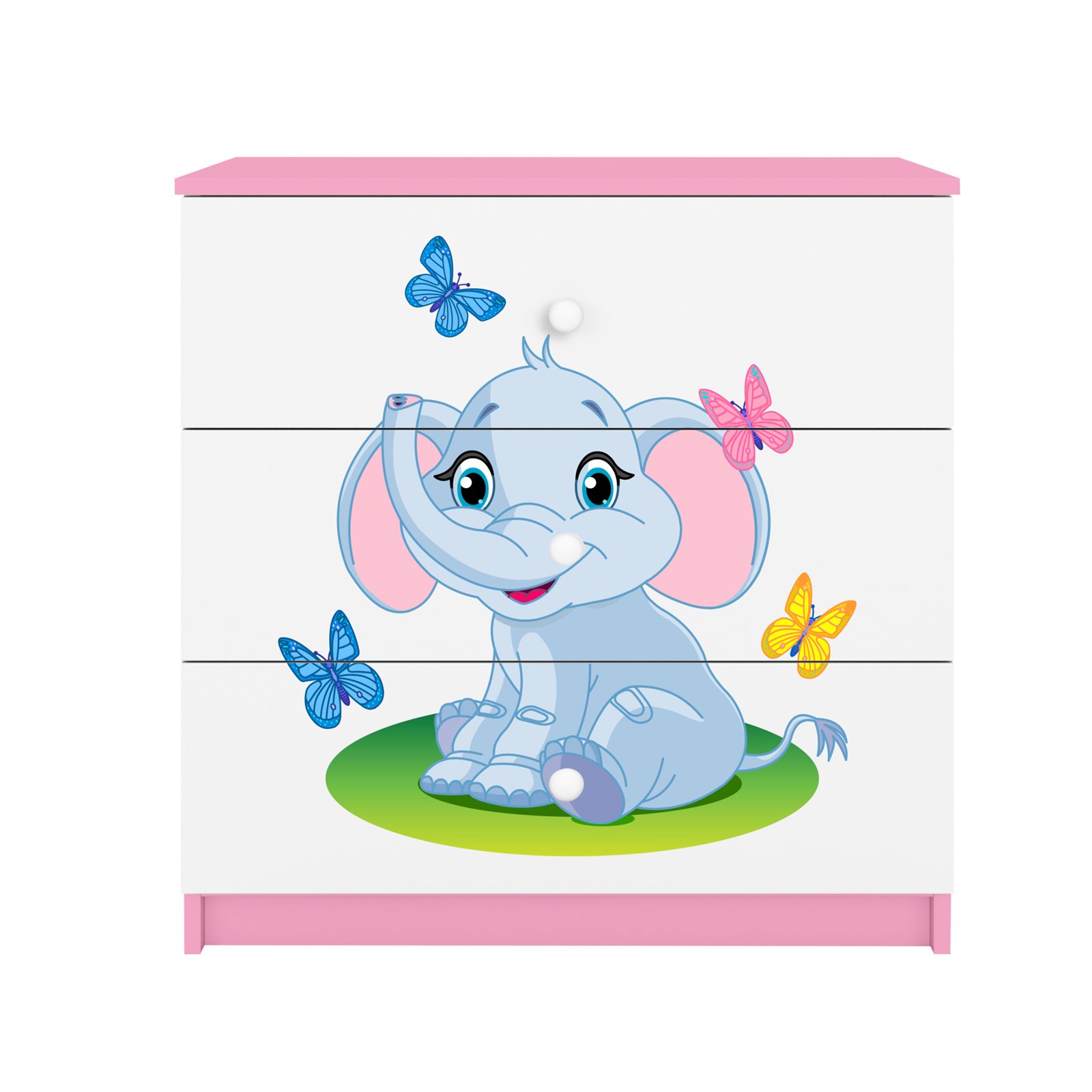 Komoda Babydreams - Słonik Różowy