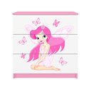 Komoda Babydreams - Wróżka z motylkami Różowy