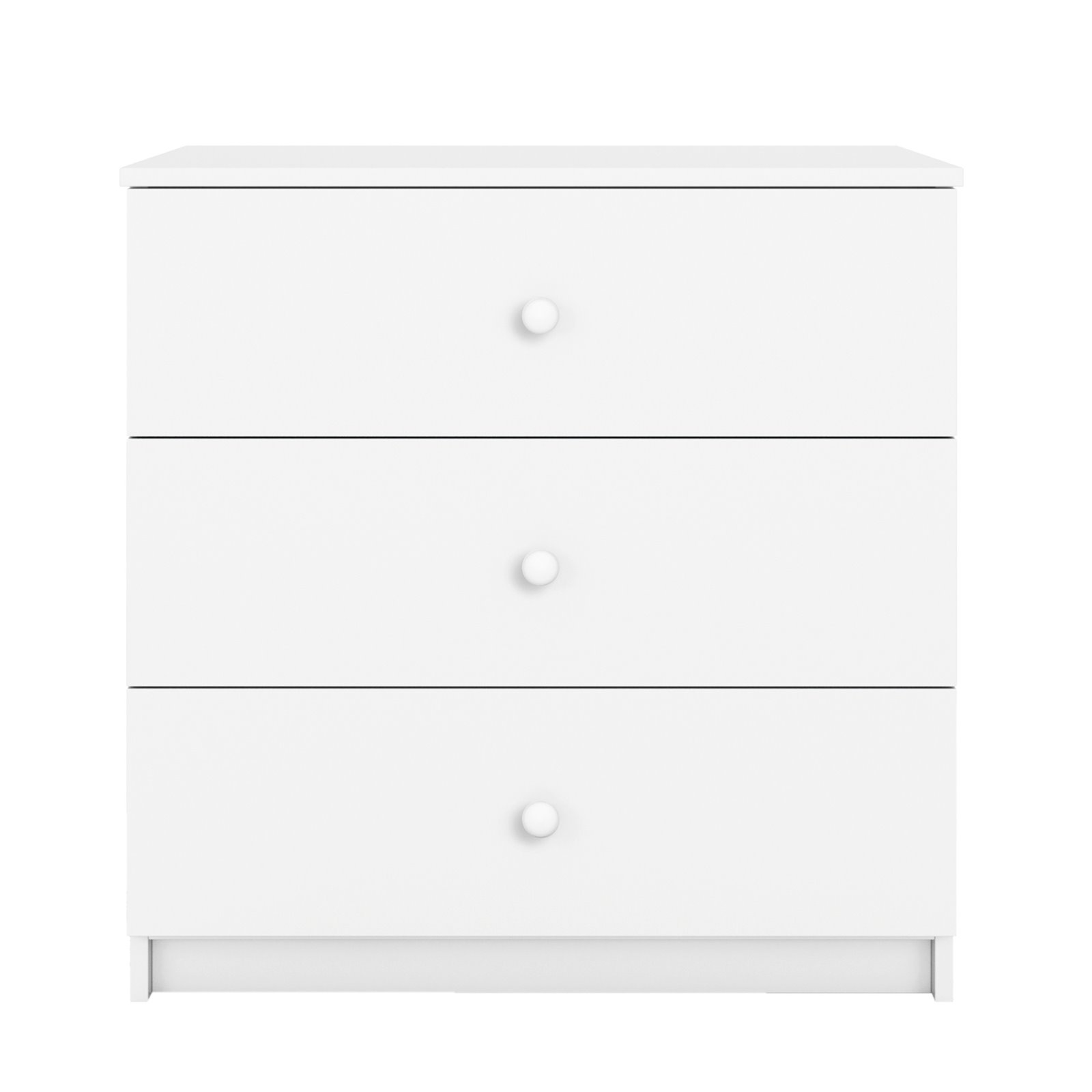 Komoda Babydreams - Bez wzoru Biały