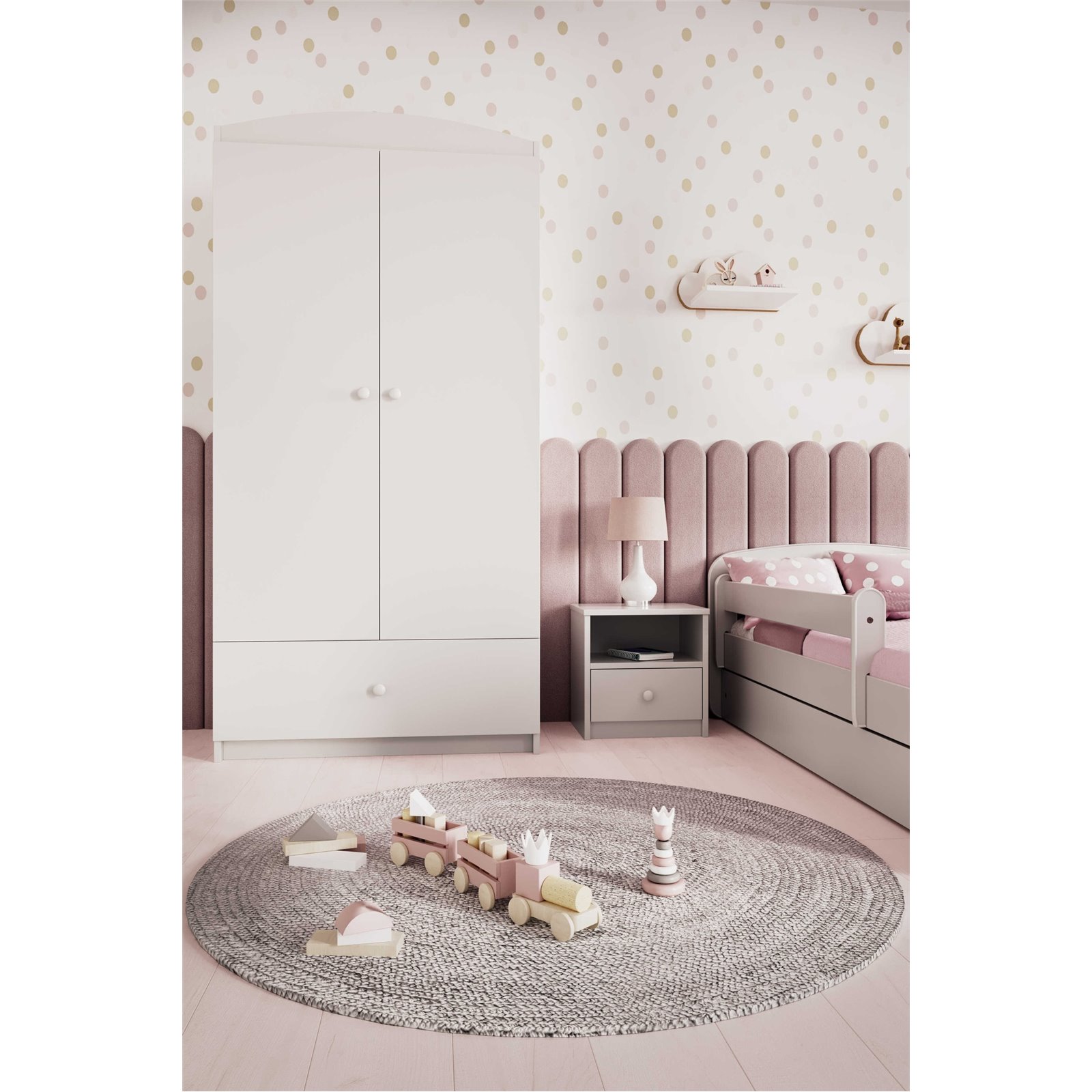 Szafa Babydreams - Bez wzoru Biały