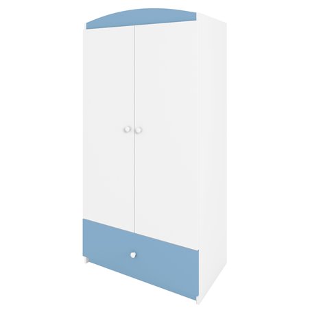 Szafa Babydreams - Bez wzoru Niebieski