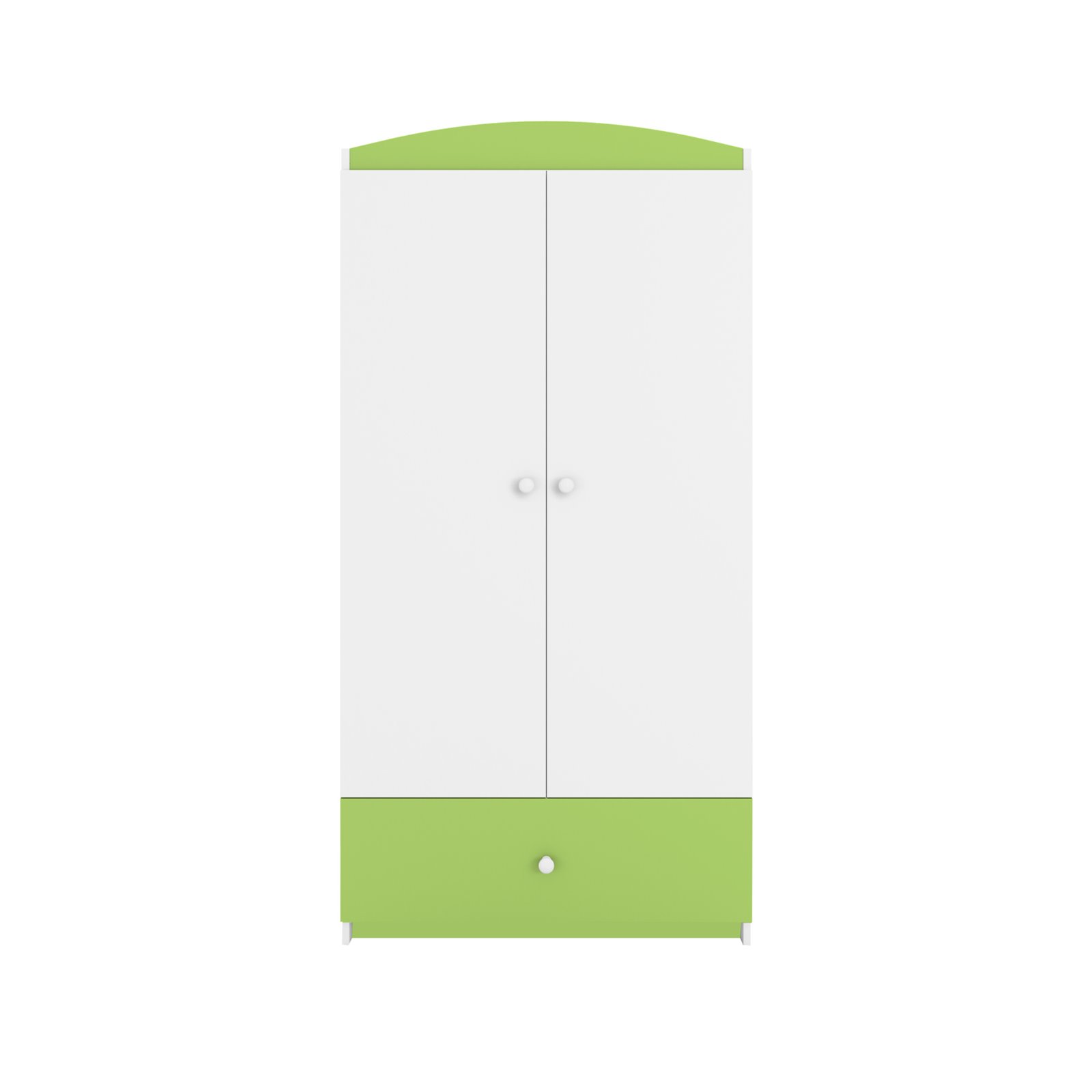 Szafa Babydreams - Bez wzoru Zielony