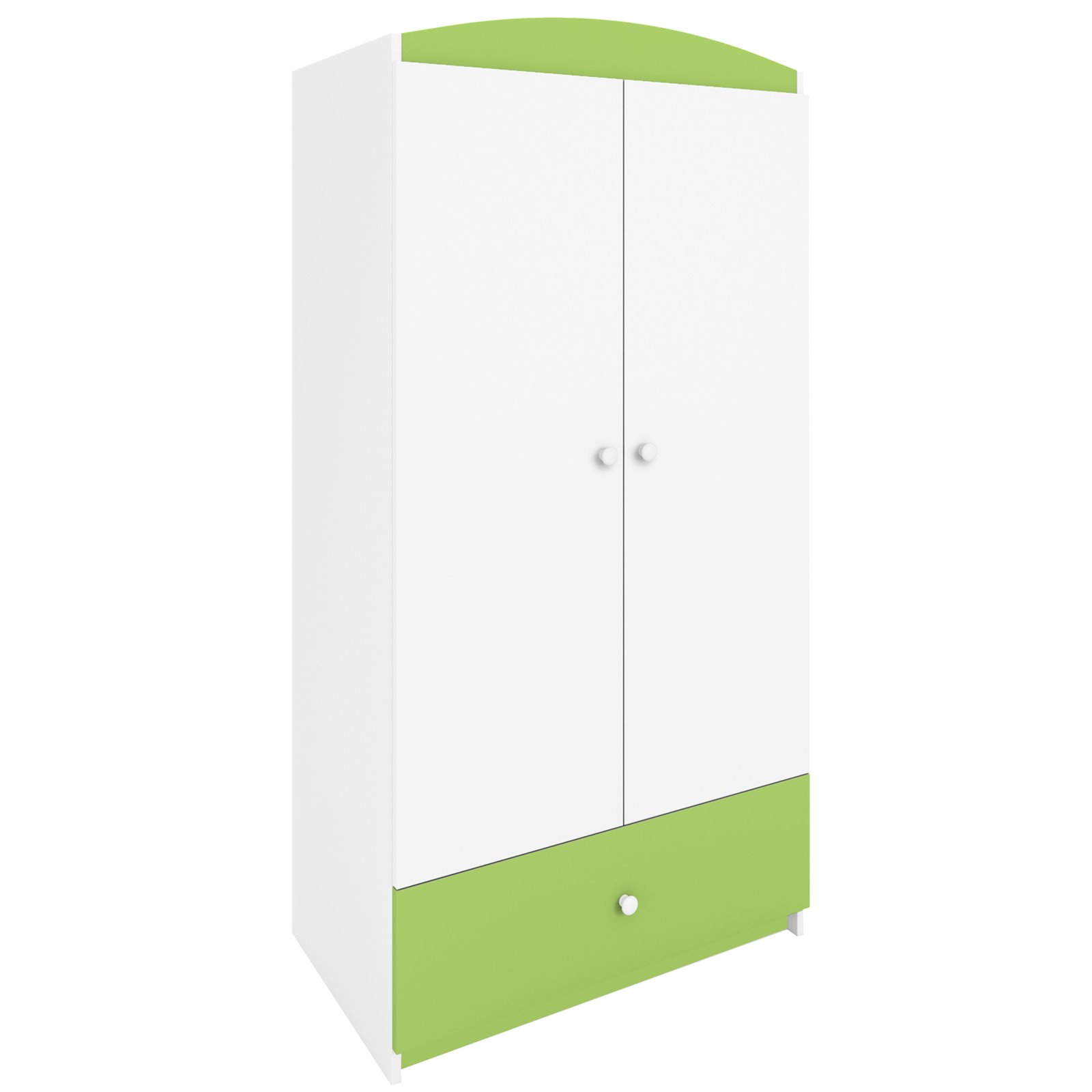 Szafa Babydreams - Bez wzoru Zielony