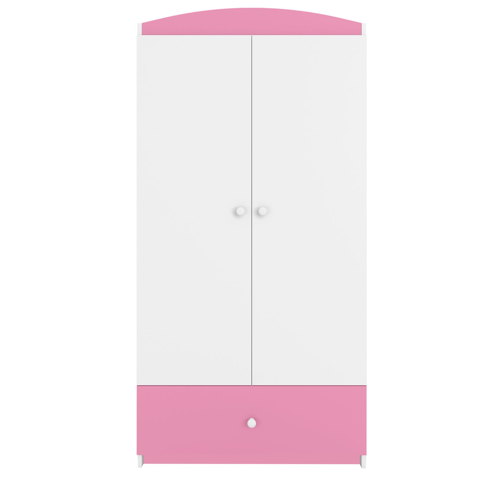 Szafa Babydreams - Bez wzoru Różowy