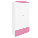 Szafa Babydreams - Bez wzoru Różowy