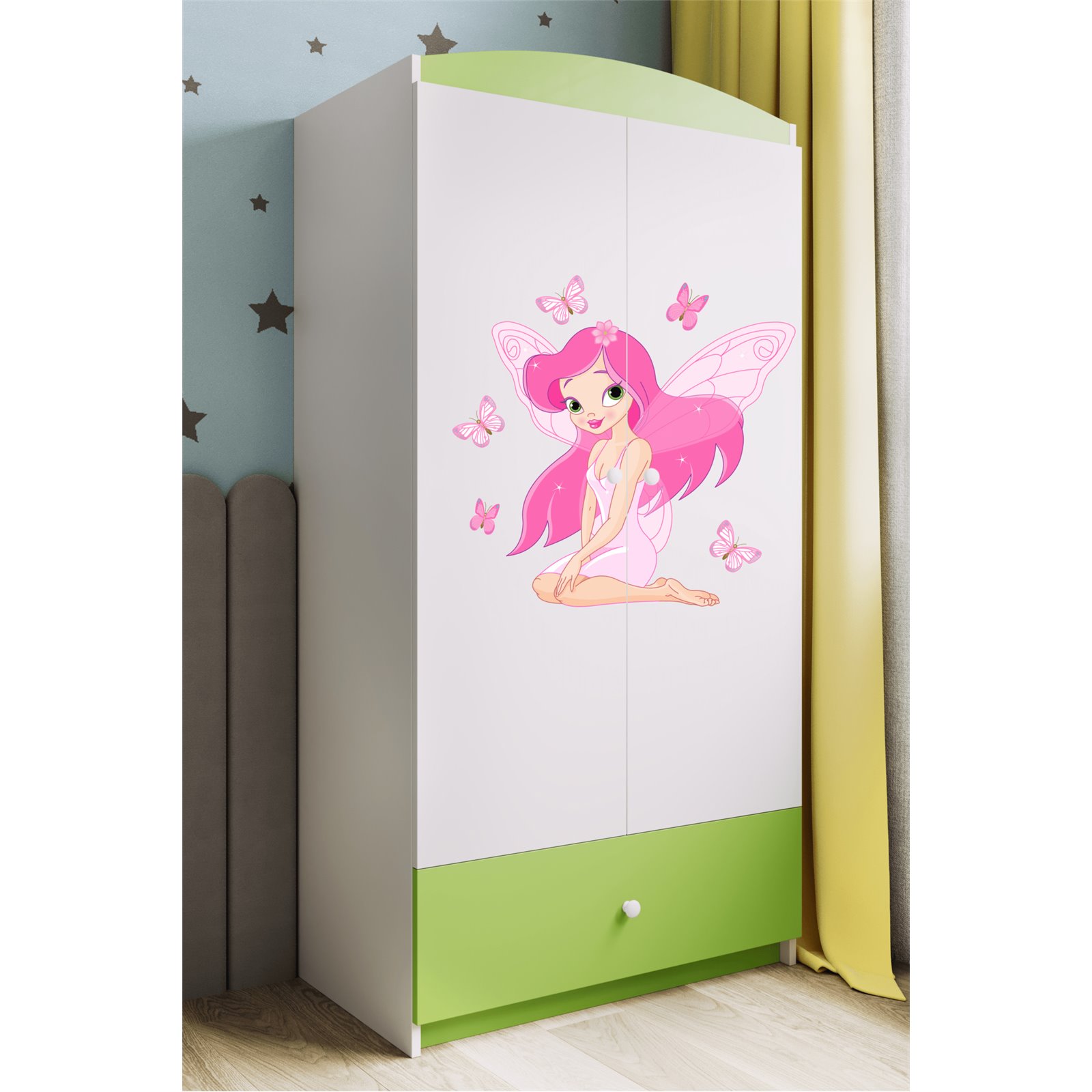 Szafa Babydreams - Wróżka z motylkami Zielony