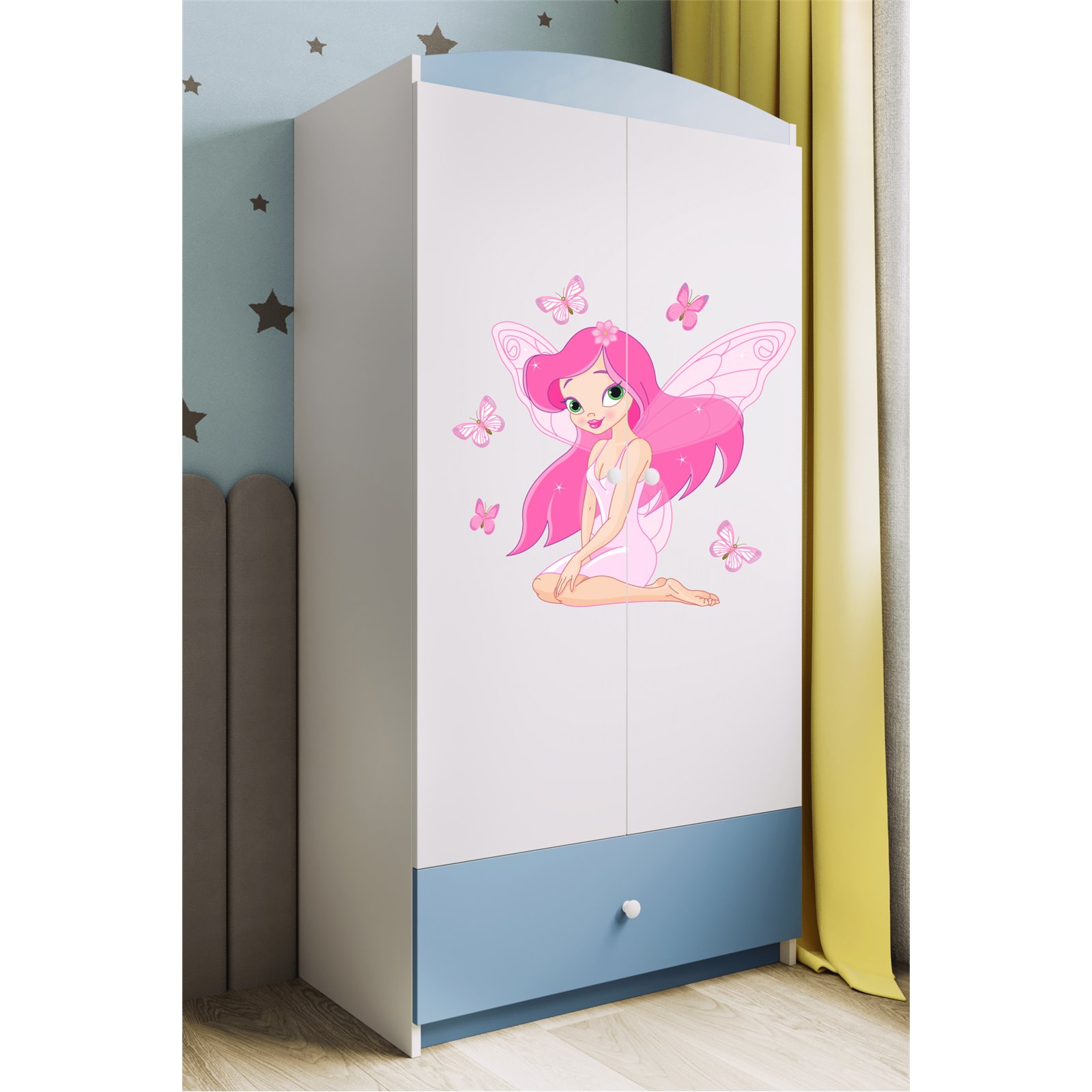 Szafa Babydreams - Wróżka z motylkami Niebieski