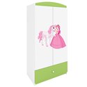 Szafa Babydreams- Księżniczka i konik Zielony
