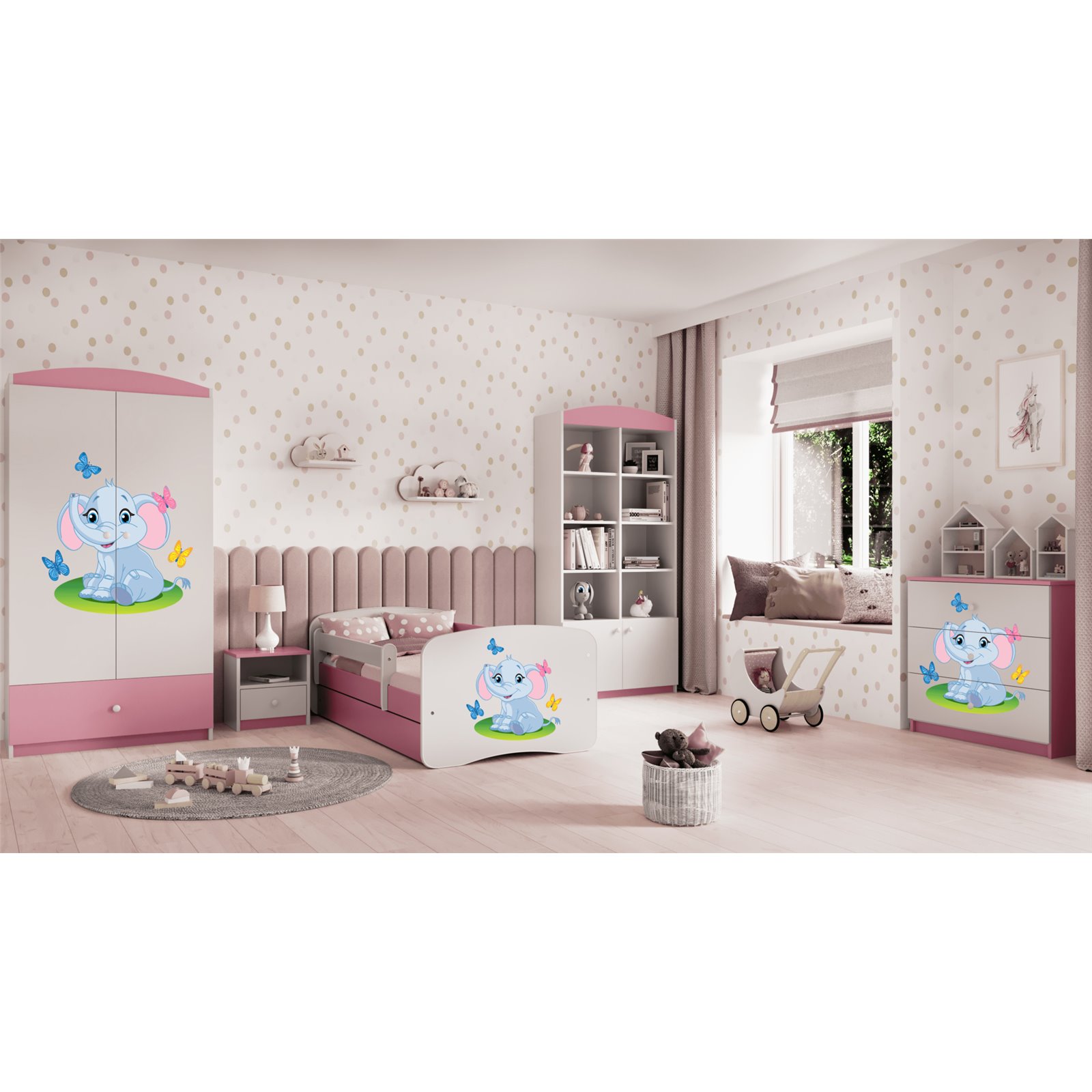 Szafa Babydreams - Słonik Różowy