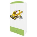 Szafa Babydreams - Koparka Zielony
